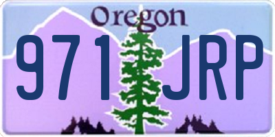 OR license plate 971JRP