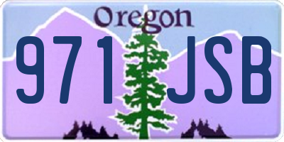 OR license plate 971JSB