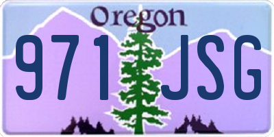 OR license plate 971JSG