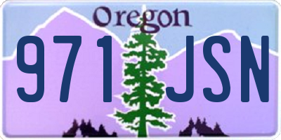 OR license plate 971JSN