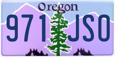 OR license plate 971JSO