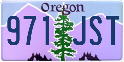 OR license plate 971JST