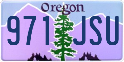 OR license plate 971JSU