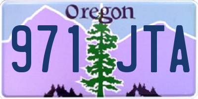 OR license plate 971JTA