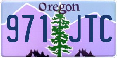 OR license plate 971JTC