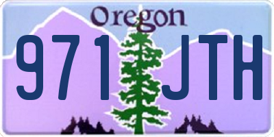OR license plate 971JTH