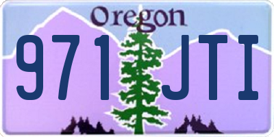 OR license plate 971JTI