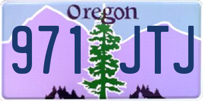 OR license plate 971JTJ