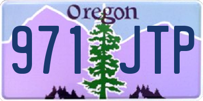 OR license plate 971JTP