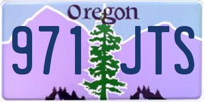 OR license plate 971JTS