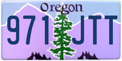 OR license plate 971JTT