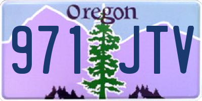 OR license plate 971JTV