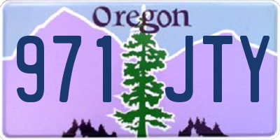 OR license plate 971JTY