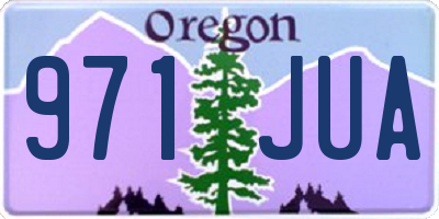 OR license plate 971JUA