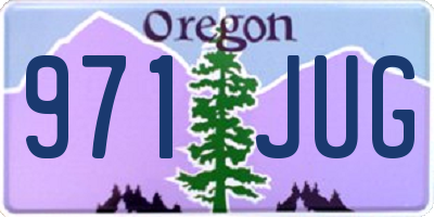 OR license plate 971JUG