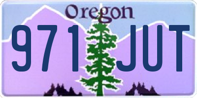 OR license plate 971JUT
