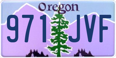 OR license plate 971JVF