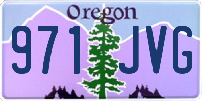 OR license plate 971JVG