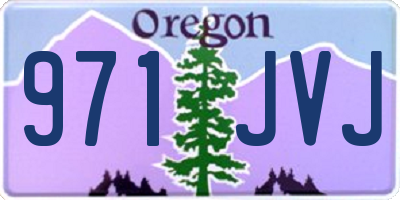 OR license plate 971JVJ