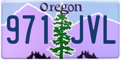 OR license plate 971JVL