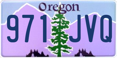 OR license plate 971JVQ