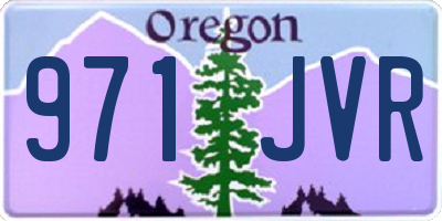 OR license plate 971JVR