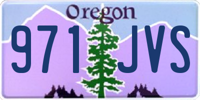 OR license plate 971JVS