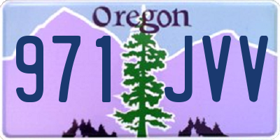 OR license plate 971JVV