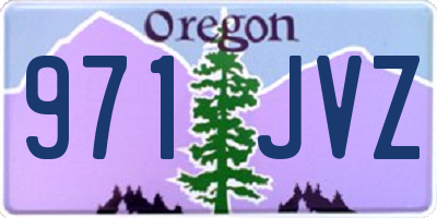 OR license plate 971JVZ