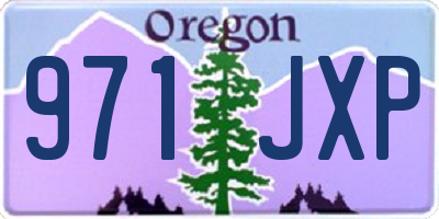 OR license plate 971JXP