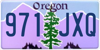 OR license plate 971JXQ