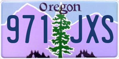 OR license plate 971JXS