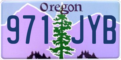 OR license plate 971JYB