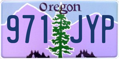 OR license plate 971JYP