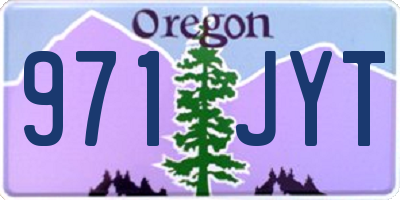 OR license plate 971JYT