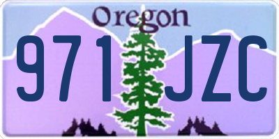 OR license plate 971JZC