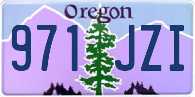 OR license plate 971JZI