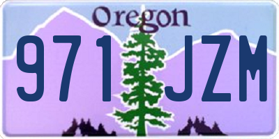 OR license plate 971JZM