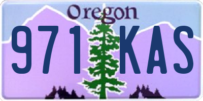 OR license plate 971KAS