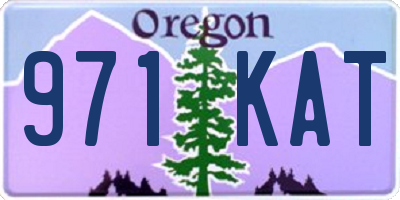 OR license plate 971KAT