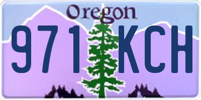 OR license plate 971KCH