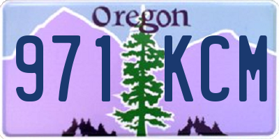 OR license plate 971KCM