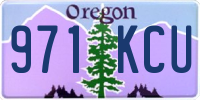 OR license plate 971KCU