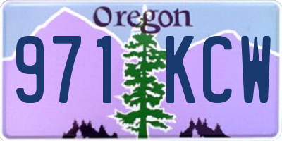 OR license plate 971KCW