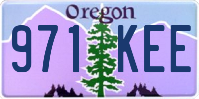 OR license plate 971KEE