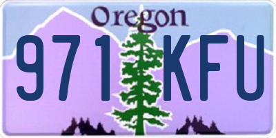 OR license plate 971KFU