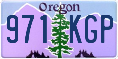 OR license plate 971KGP