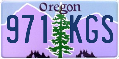 OR license plate 971KGS