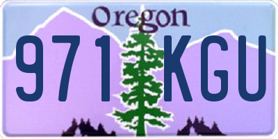 OR license plate 971KGU