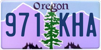 OR license plate 971KHA